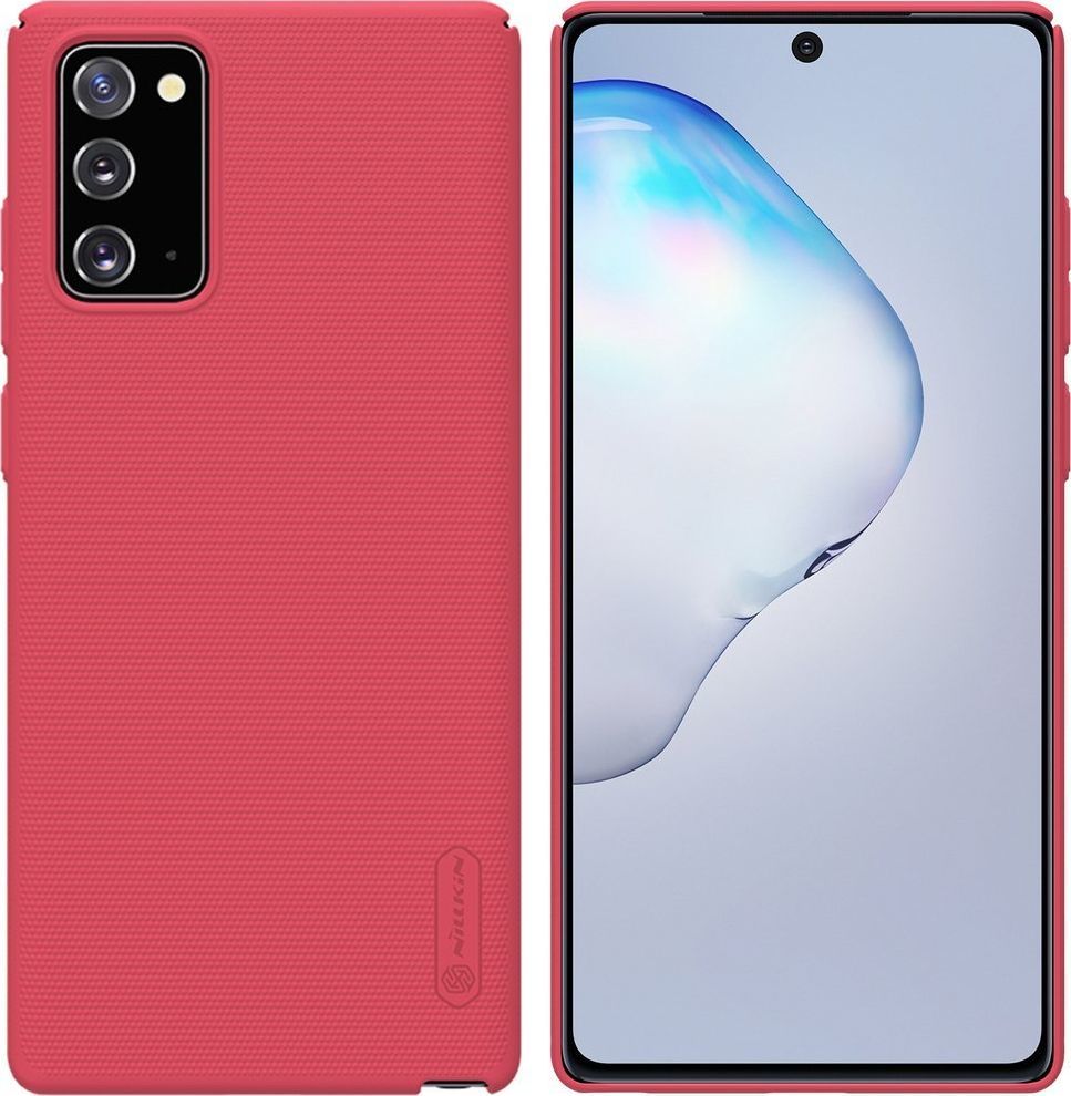 Nillkin Etui pokrowiec Nillkin Frosted do Samsung Galaxy Note 20 (Czerwone) uniwersalny 1