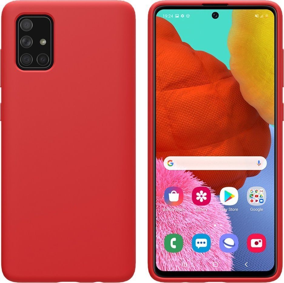 Nillkin Etui Nillkin Flex Pure do Samsung Galaxy A71 (Czerwone) uniwersalny 1