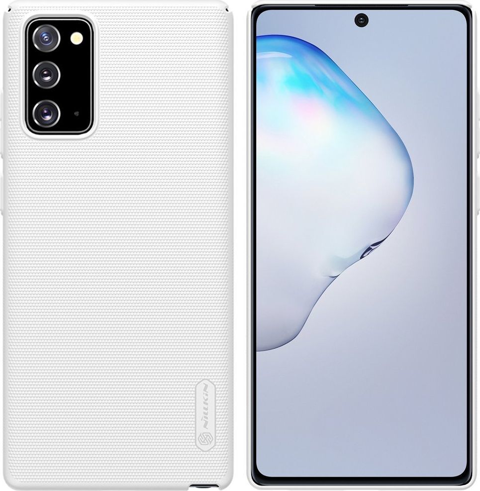 Nillkin Etui pokrowiec Nillkin Frosted do Samsung Galaxy Note 20 (Białe) uniwersalny 1