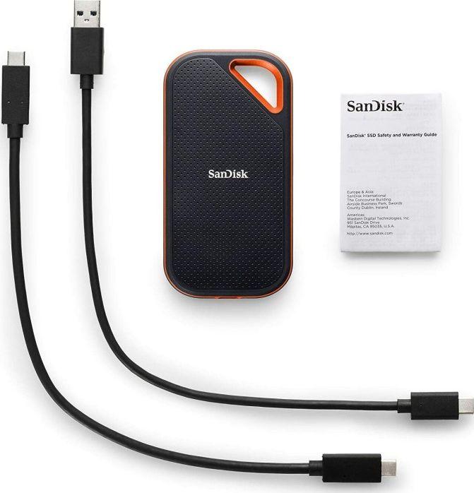 SanDisk Extreme PRO Portable V2 2TB Czarno-pomarańczowy (SDSSDE81