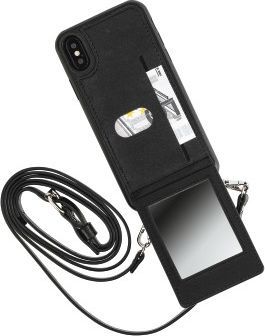 Hama FUTERAŁ GSM CROSS BODY Z LUSTERKIEM DO IPHONE X/XS, CZARNE 1