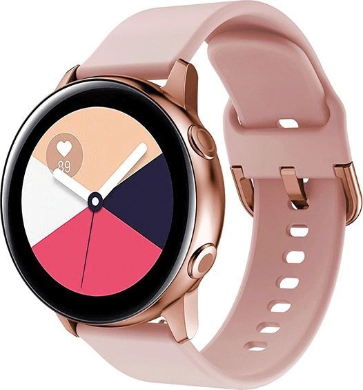 Beline Beline pasek Watch 20mm Classic różowy/pink 1