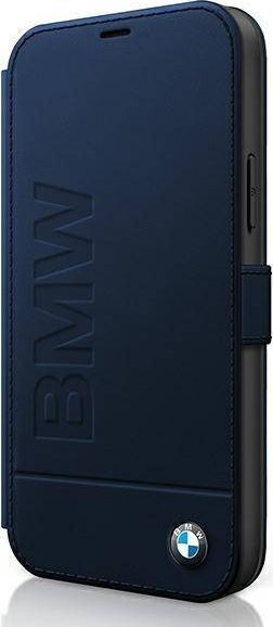 BMW Etui BMW BMFLBKP12MSLLNA iPhone 12/12 Pro 6,1" granatowy/navy book Signature 1
