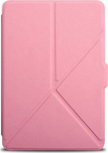 Pokrowiec 4kom.pl Etui origami do Kindle Paperwhite 1 2 3 na magnes różowe uniwersalny 1