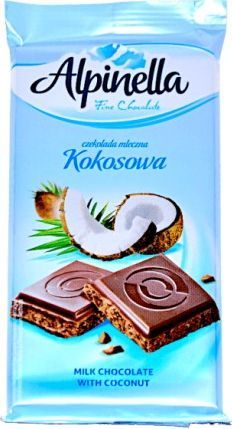 Terravita Czekolada mleczna - Kokosowa 90g (Alpinella) 1