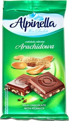 Terravita Czekolada mleczna - Arachidowa 90g (Alpinella) 1