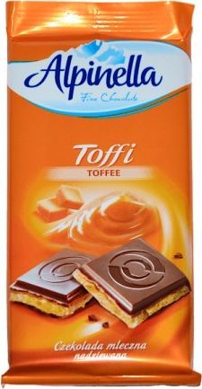 Terravita Czekolada mleczna - Toffi 100g (Alpinella) 1