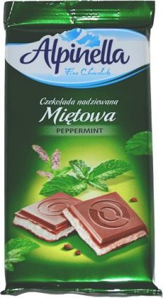 Terravita Czekolada mleczna - Miętowa 100g (Alpinella) 1