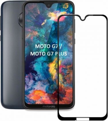 Szkło hartowane 5D MOTOROLA MOTO G7 czarne 1