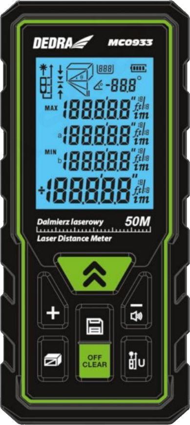 Dalmierz laserowy Dedra MC0933 1
