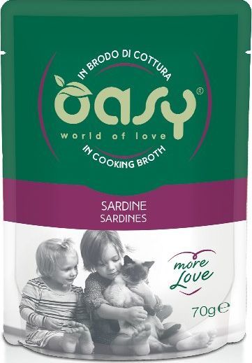 Oasy OASY KOT MORE LOVE SARDYNKI 70G SASZ.OKM-5086 1