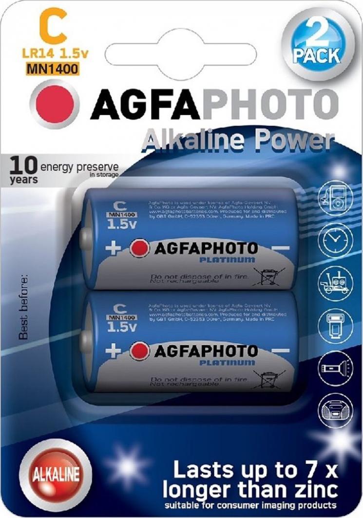 Agfa Bateria C / R14 7800mAh 2 szt. 1