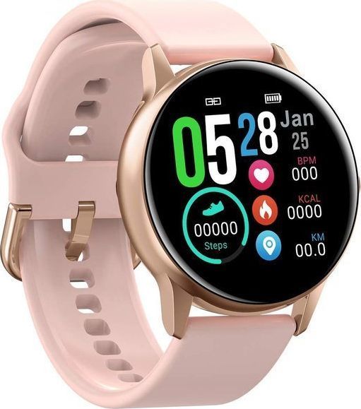 Smartwatch Pacific 01 Różowy + biały pasek 1