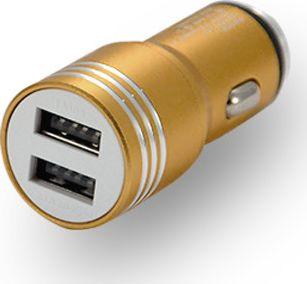 Ładowarka Nafumi 2x USB złoty 1