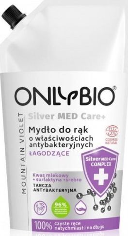 Only Bio Onlybio Silver Med Care+ łagodzące mydło do rąk 1
