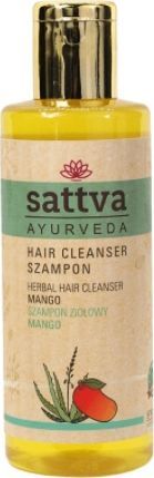 Sattva Hair Cleanser nawilżający szampon ziołowy Mango 210ml 1