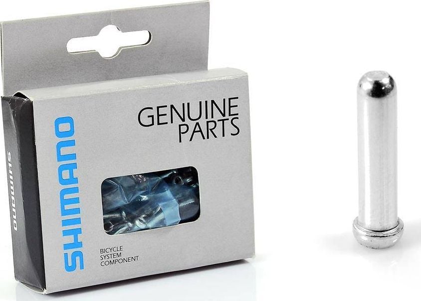 Shimano Końcówki linki hamulca Shimano aluminiowe 1,6 mm 100 szt. uniwersalny 1