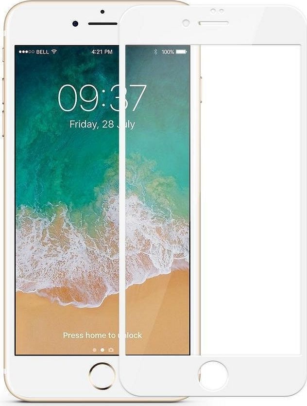 Partner Tele.com Hartowane szkło JCPAL Preserver do Iphone 7 Plus / 8 Plus biały 1