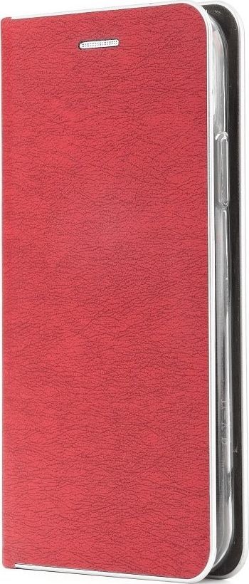 Partner Tele.com Kabura Luna Book Silver do SAMSUNG A40 czerwony 1