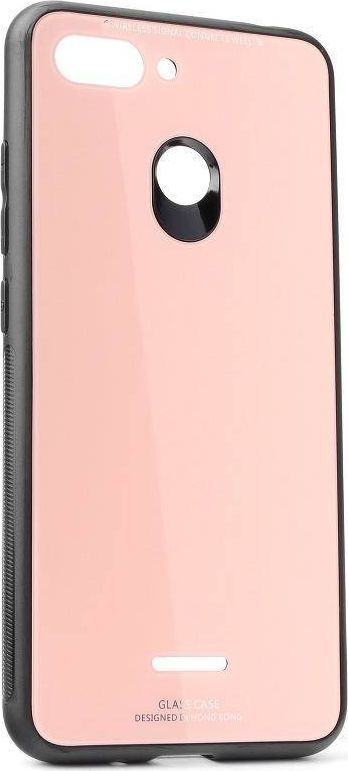 Partner Tele.com Futerał GLASS do XIAOMI Redmi GO różowy 1