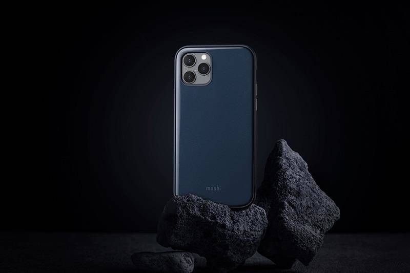 Moshi Etui Moshi iGlaze Apple iPhone 12 mini (system SnapTo) (Midnight Blue) 1