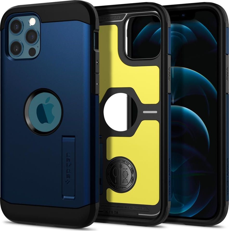 Spigen Etui Spigen Tough Armor Apple iPhone 12/12 Pro Navy Blue 1