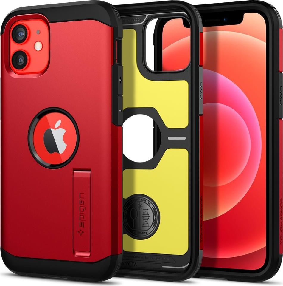Spigen Etui Spigen Tough Armor Apple iPhone 12 mini Red 1
