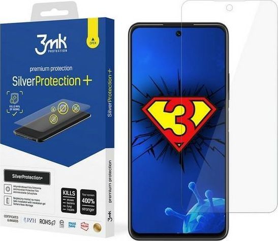 3MK 3MK Silver Protect+ Huawei P Smart 2021 Folia Antymikrobowa montowana na mokro 1
