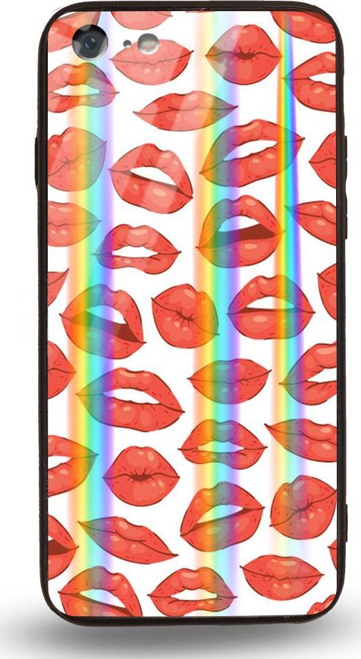 Mojworld Etui na Apple iPhone 7 / 8 - Rainbow Case - Much Kiss 1