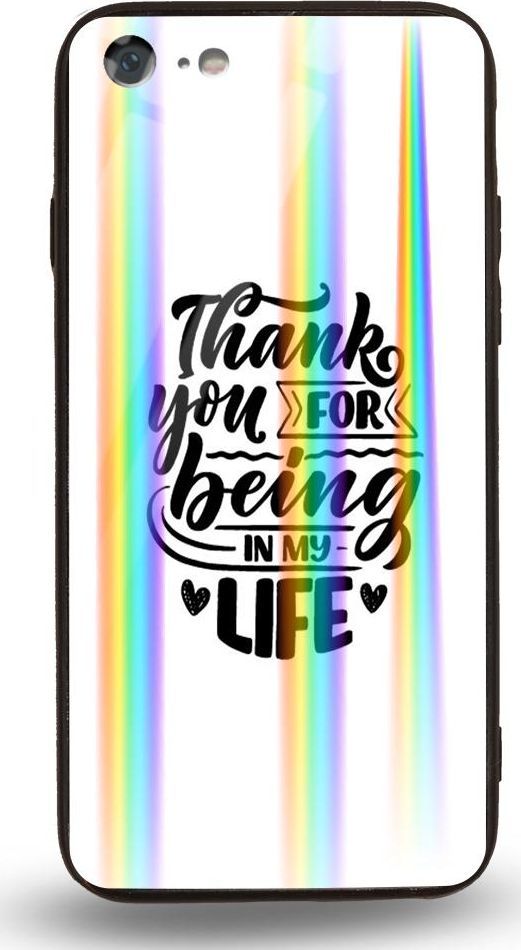 Mojworld Etui na Apple iPhone 7 / 8 - Rainbow Case - Thank You for being my love 1