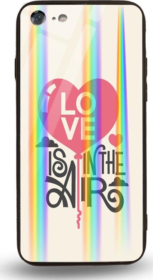 Mojworld Etui na Apple iPhone 7 / 8 - Rainbow Case - Love is in the Air 1
