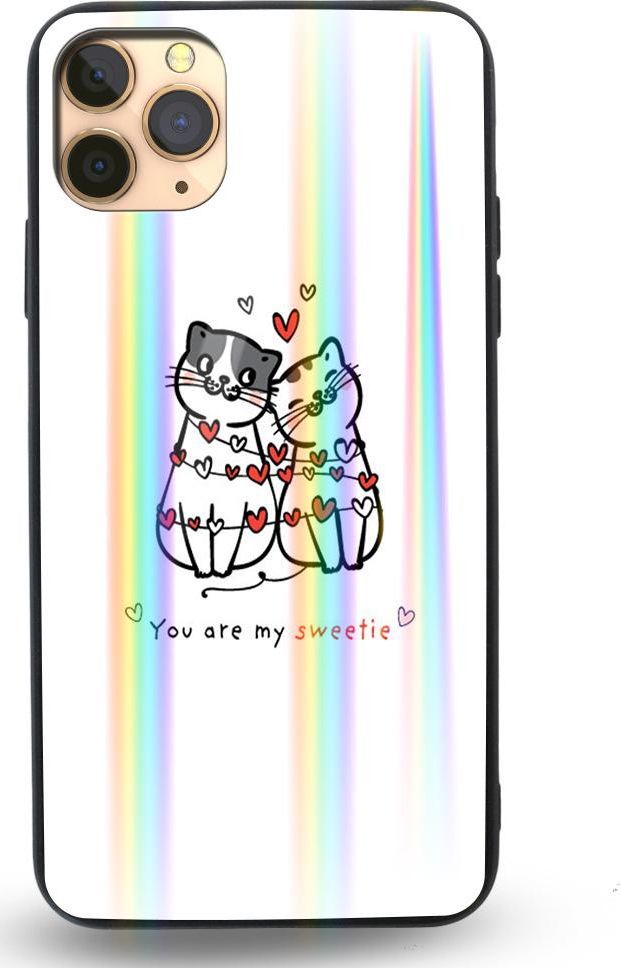 Mojworld Etui na Apple iPhone 11 Pro - Rainbow Case - You are my Sweetie 1