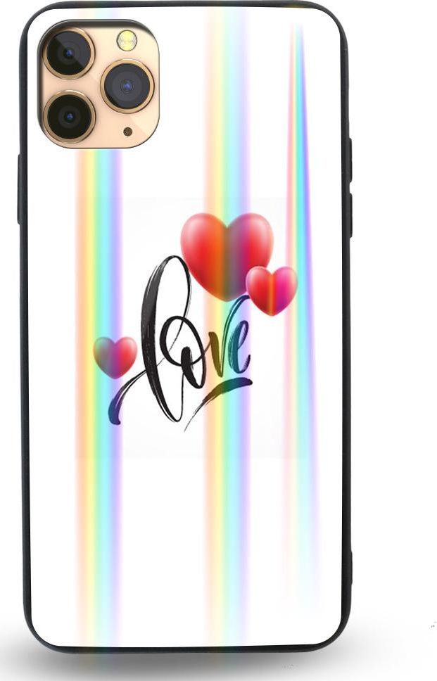 Mojworld Etui na Apple iPhone 11 Pro - Rainbow Case - Love 1