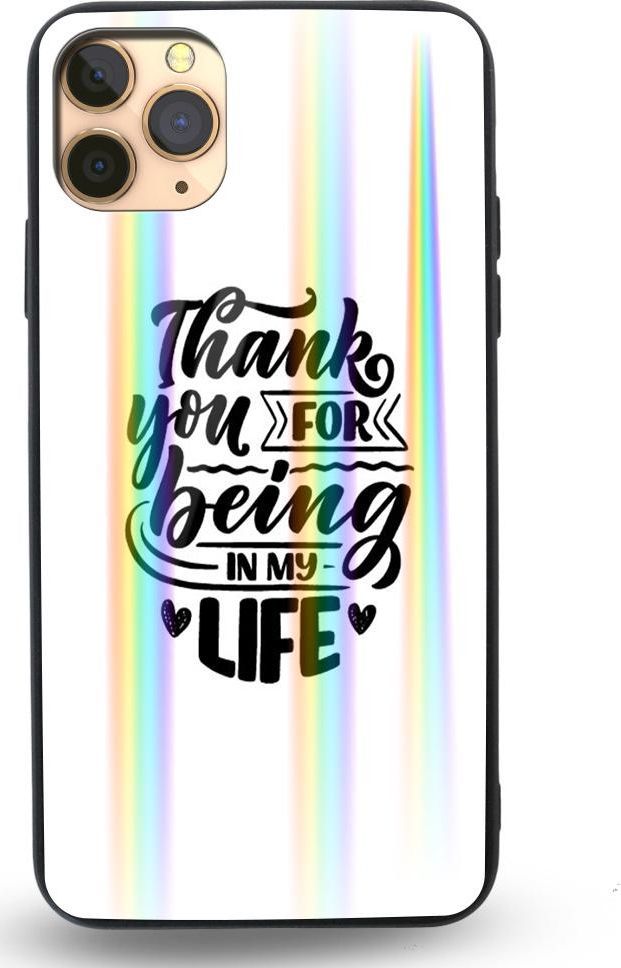 Mojworld Etui na Apple iPhone 11 Pro - Rainbow Case - Thank You for being my love 1