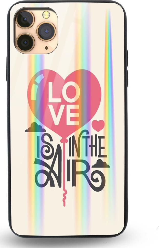 Mojworld Etui na Apple iPhone 11 Pro - Rainbow Case - Love is in the Air 1