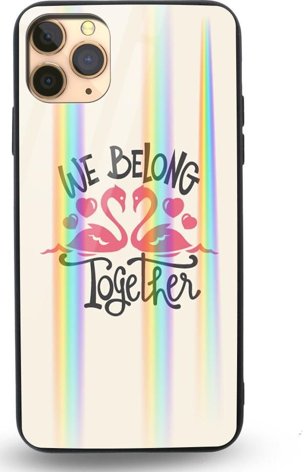 Mojworld Etui na Apple iPhone 11 Pro - Rainbow Case - We belong together 1