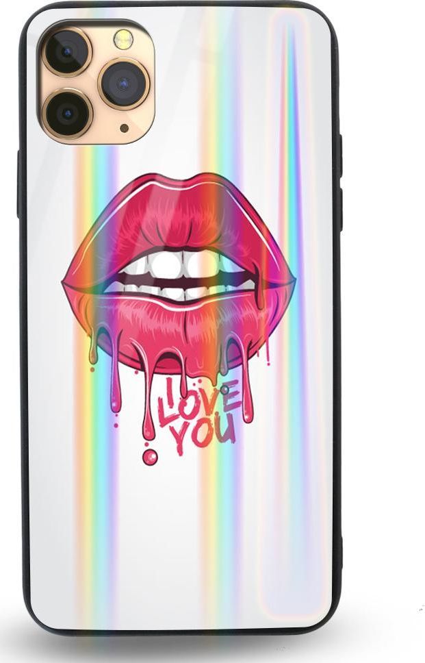 Mojworld Etui na Apple iPhone 11 Pro Max - Rainbow Case - Love You 1
