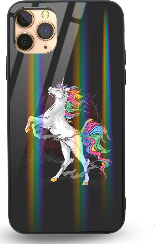Mojworld Etui na Apple iPhone 11 Pro Max - Rainbow Case - Unicorn 1