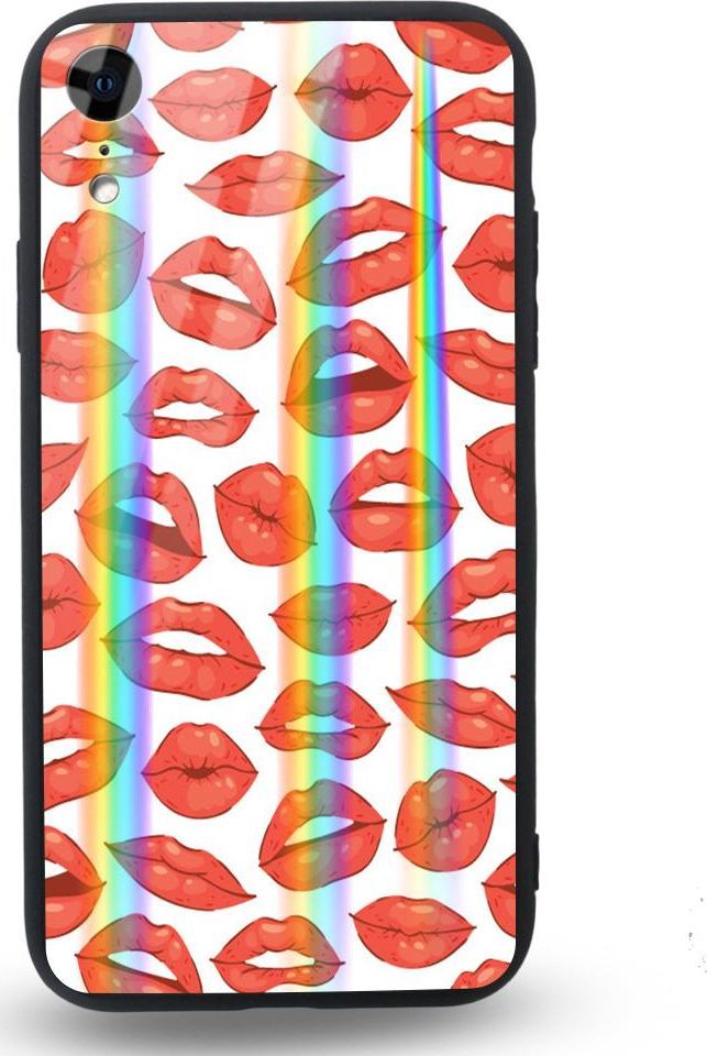 Mojworld Etui na Apple iPhone XR - Rainbow Case - Much Kiss 1
