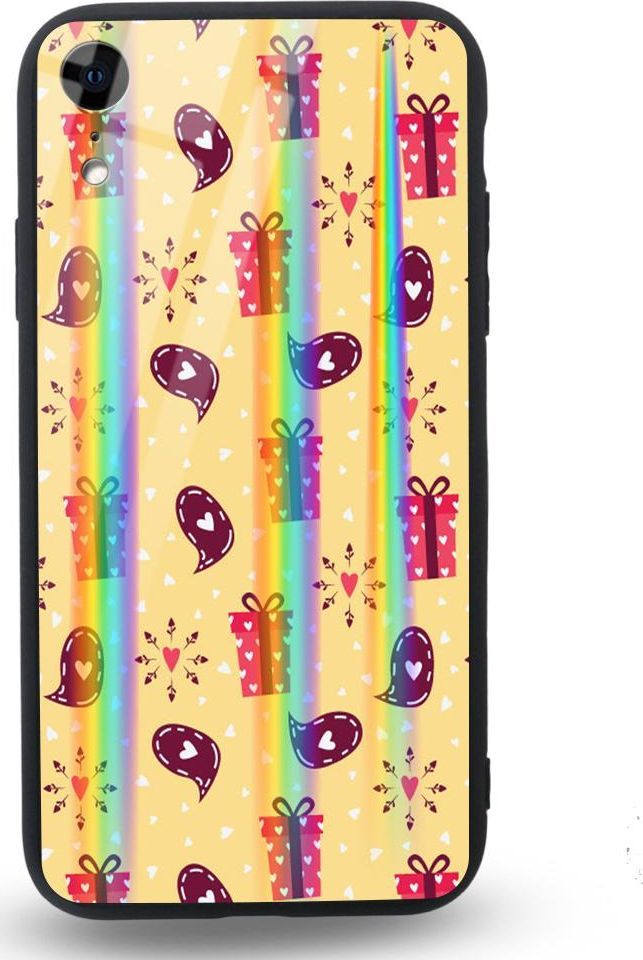 Mojworld Etui na Apple iPhone XR - Rainbow Case - Gifts of love 1