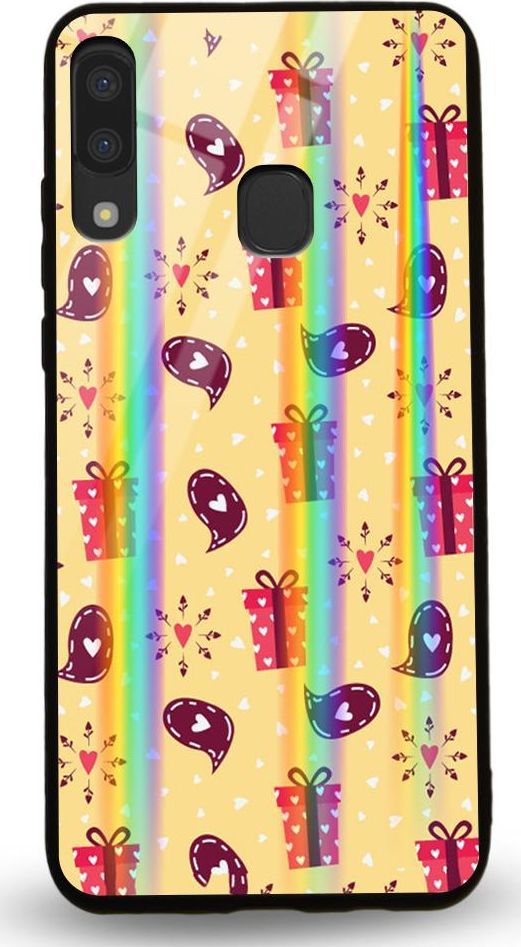 Mojworld Etui na Samsung A20E - Rainbow Case - Gifts of love 1