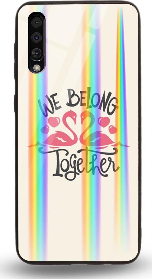 Mojworld Etui na Samsung A50 - Rainbow Case - We belong together 1