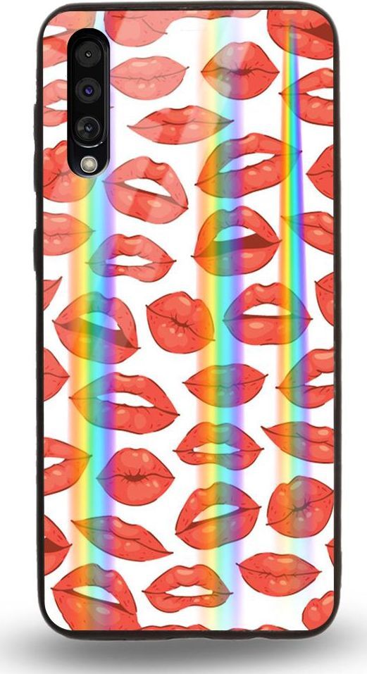 Mojworld Etui na Samsung A70 - Rainbow Case - Much Kiss 1