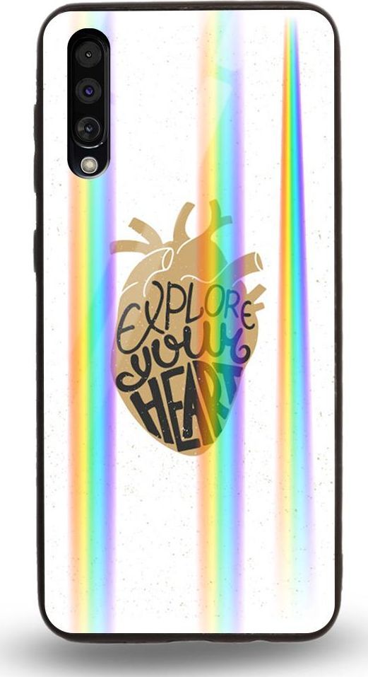 Mojworld Etui na Samsung A70 - Rainbow Case - Explore Your heart 1