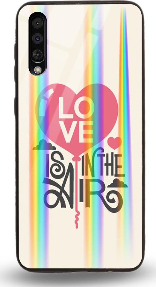 Mojworld Etui na Samsung A70 - Rainbow Case - Love is in the Air 1