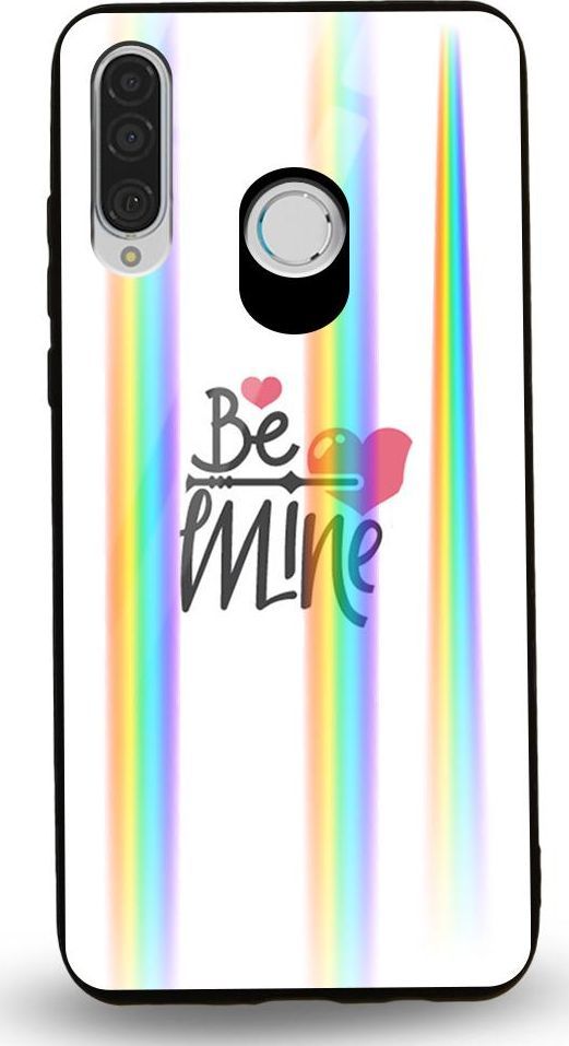 Mojworld Etui na Huawei P30 Lite - Rainbow Case - Be Mine 1