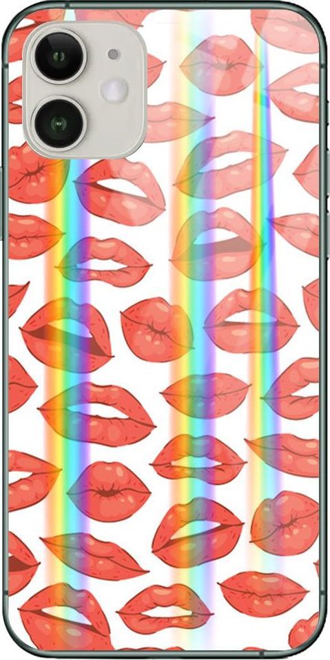 Mojworld Etui na Apple iPhone 11 - Rainbow Case - Much Kiss 1