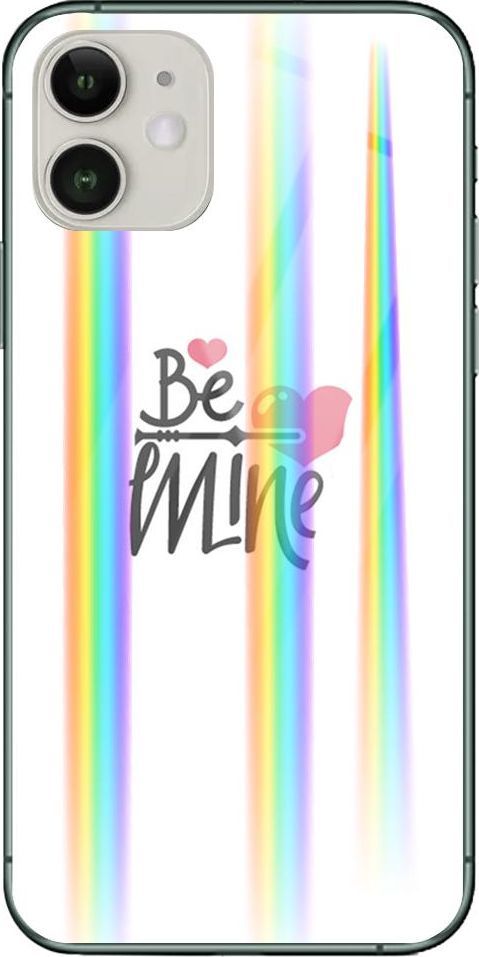 Mojworld Etui na Apple iPhone 11 - Rainbow Case - Be Mine 1