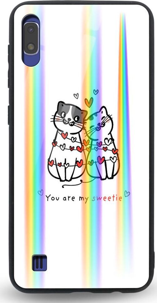 Mojworld Etui na Samsung A10 - Rainbow Case - You are my Sweetie 1
