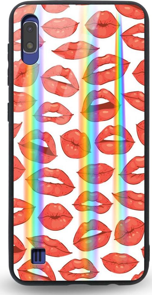 Mojworld Etui na Samsung A10 - Rainbow Case - Much Kiss 1